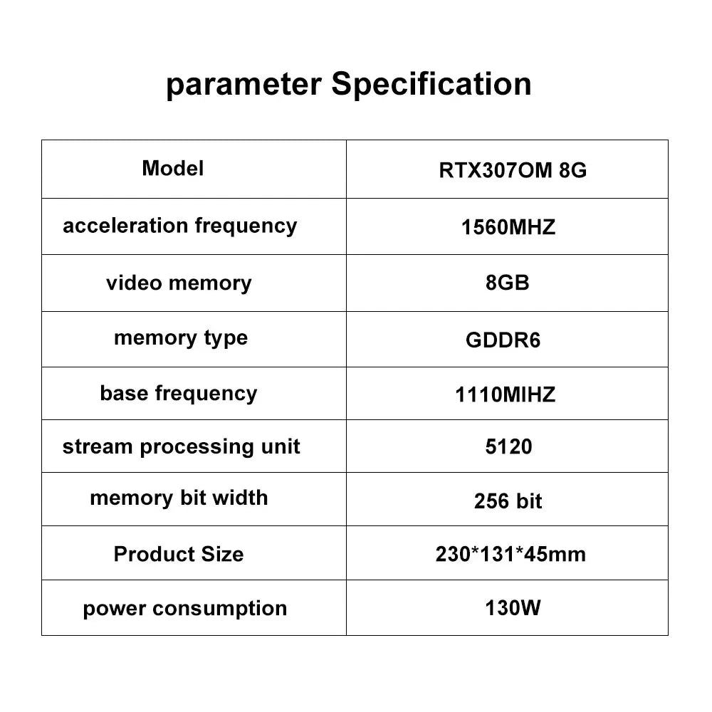 USED Video card RTX 3070M 8GB 256Bit DDR6 Non LHR Perfectly Compatible With Mining BTC ETH Speed Reaches 65+MH/S