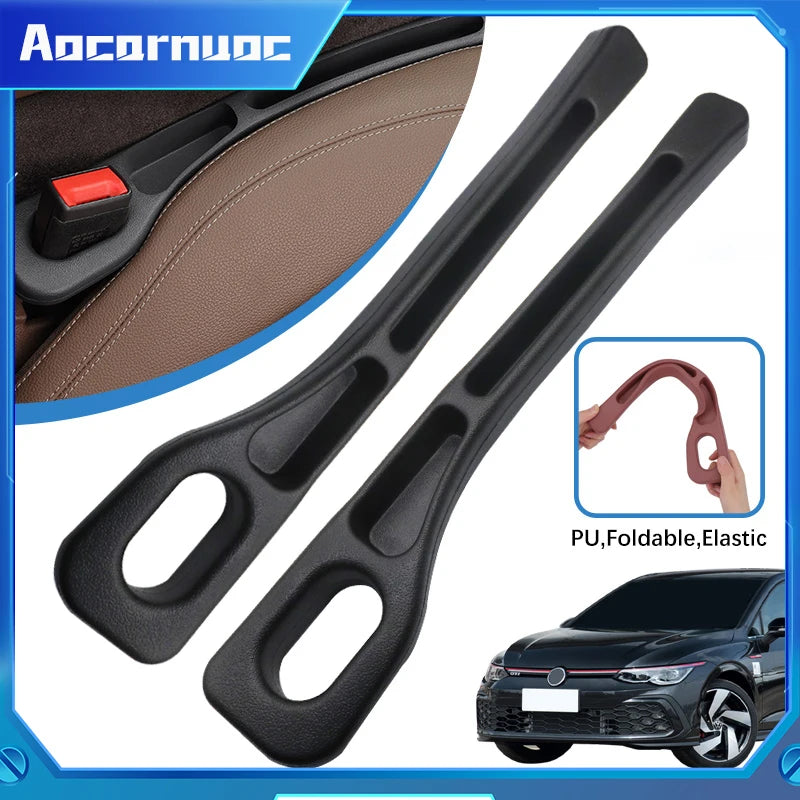 Car Seat Gap Filler Between Seats Crevice Interior Accessories For Volkswagen VW Golf 3 4 5 6 7 MK4 MK5 MK6 MK7 Passat B5 B6 B7