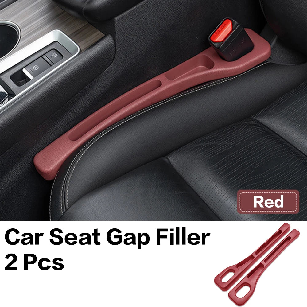 2X For Mitsubishi Airtrek Pajero Outlander ASX Car Seat Gap Filler Between Seats Crevice Box Bag Interior Decoration Accessories