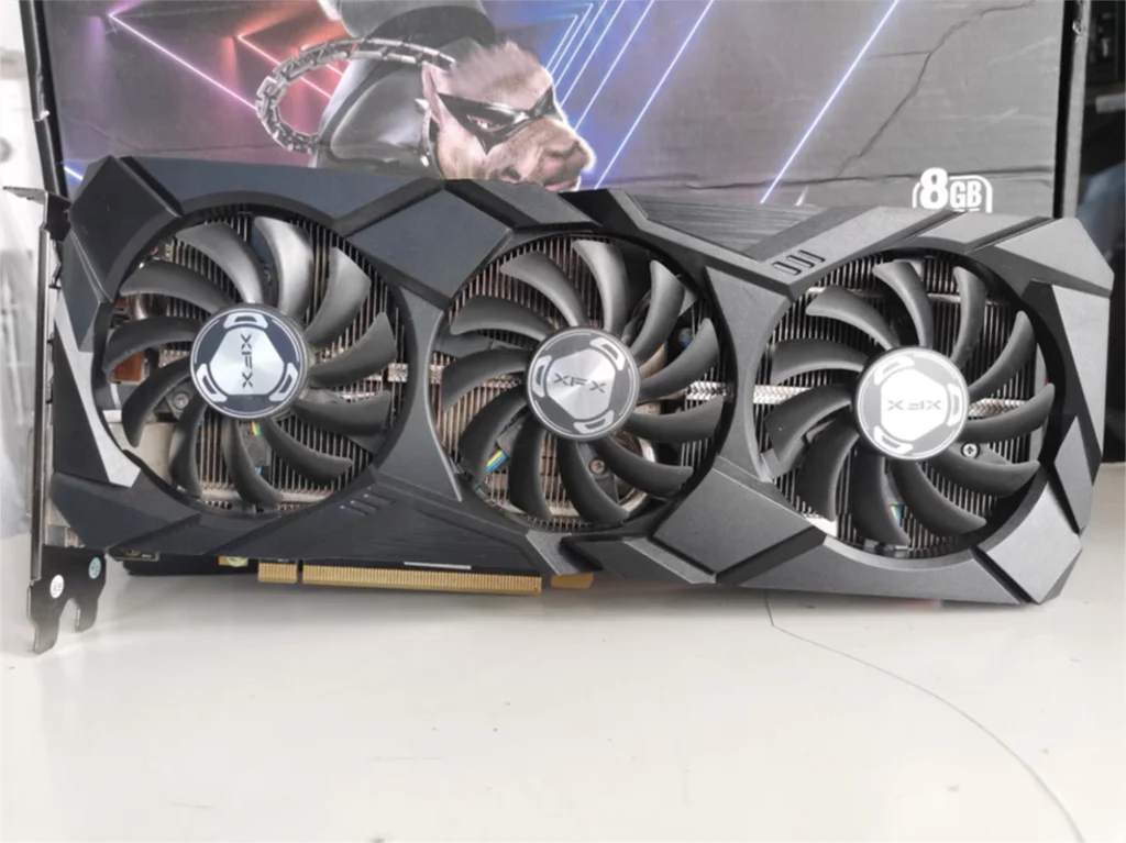 XFX-GPU Radeon AMD Radeon RX590 placa de vídeo, 8GB GDDR5 placas gráficas, GME 580, Desktop PC tela de computador mapa do jogo,