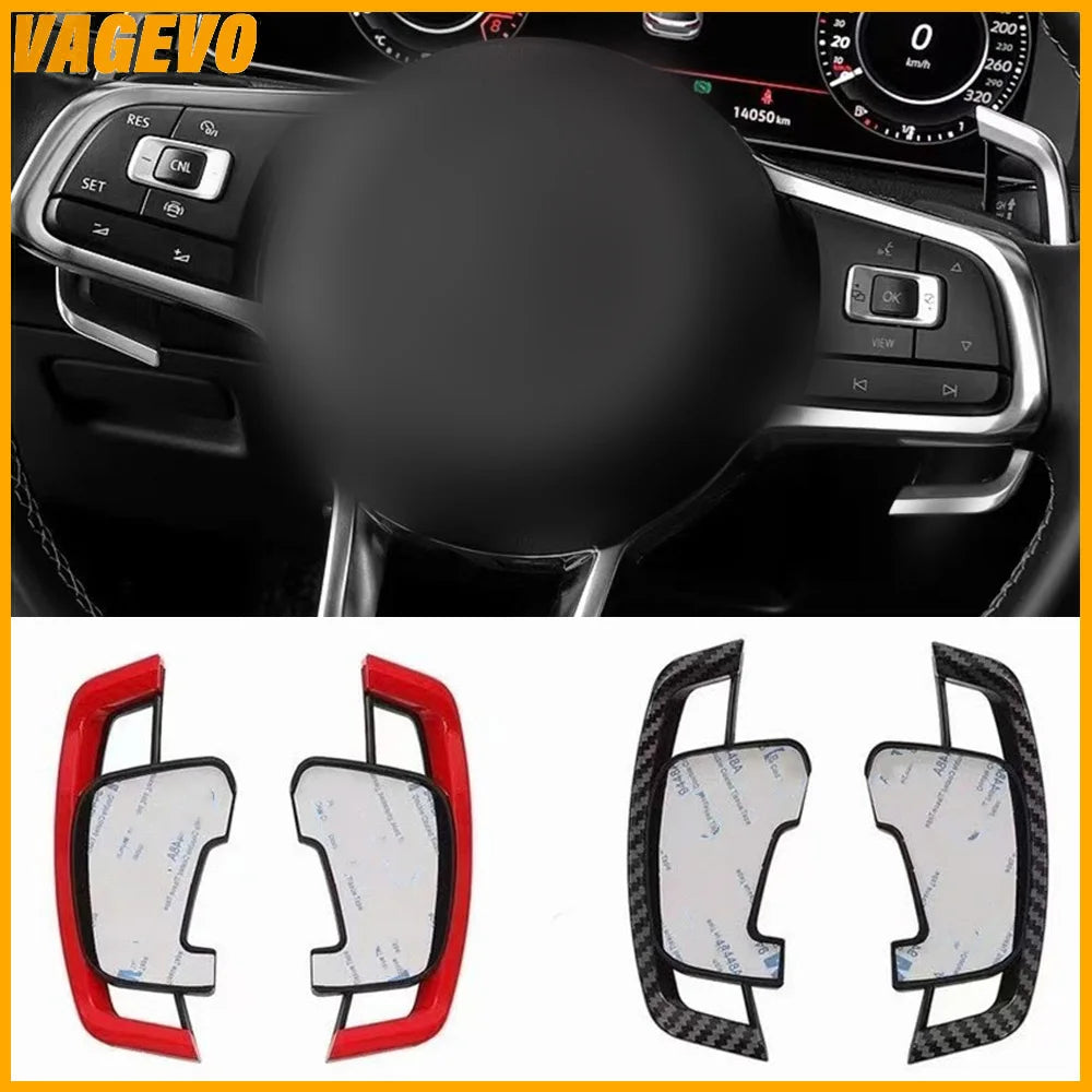 Volant en fibre de carbone pour VW Golf 7, MK7, 7.5, Arteon Passat B8, Tiguan MK2, Jetta, polymères de décalage, accessoires de voiture