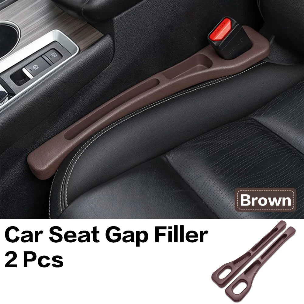 2X For Mitsubishi Airtrek Pajero Outlander ASX Car Seat Gap Filler Between Seats Crevice Box Bag Interior Decoration Accessories