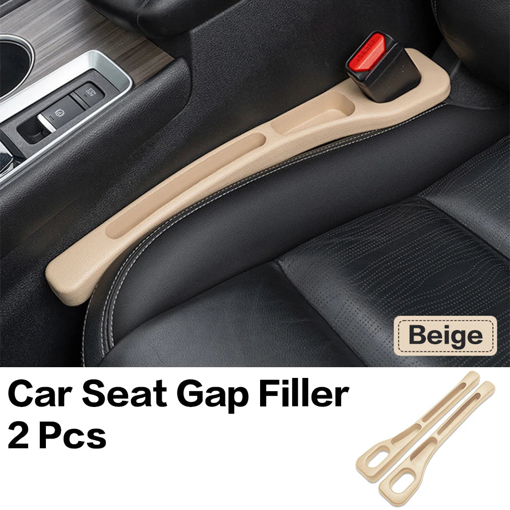 2X For Mitsubishi Airtrek Pajero Outlander ASX Car Seat Gap Filler Between Seats Crevice Box Bag Interior Decoration Accessories