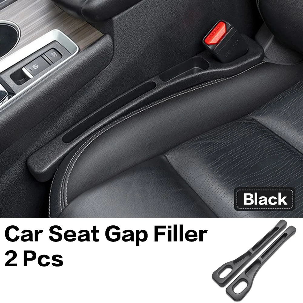 2X For Mitsubishi Airtrek Pajero Outlander ASX Car Seat Gap Filler Between Seats Crevice Box Bag Interior Decoration Accessories