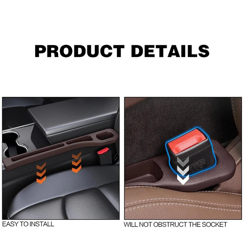 For Toyota 86 GT86 FT86 Land Cruiser Prado J150 J90 Car Seat Gap Filler Between Seats Crevice Decoration Interior Accessories