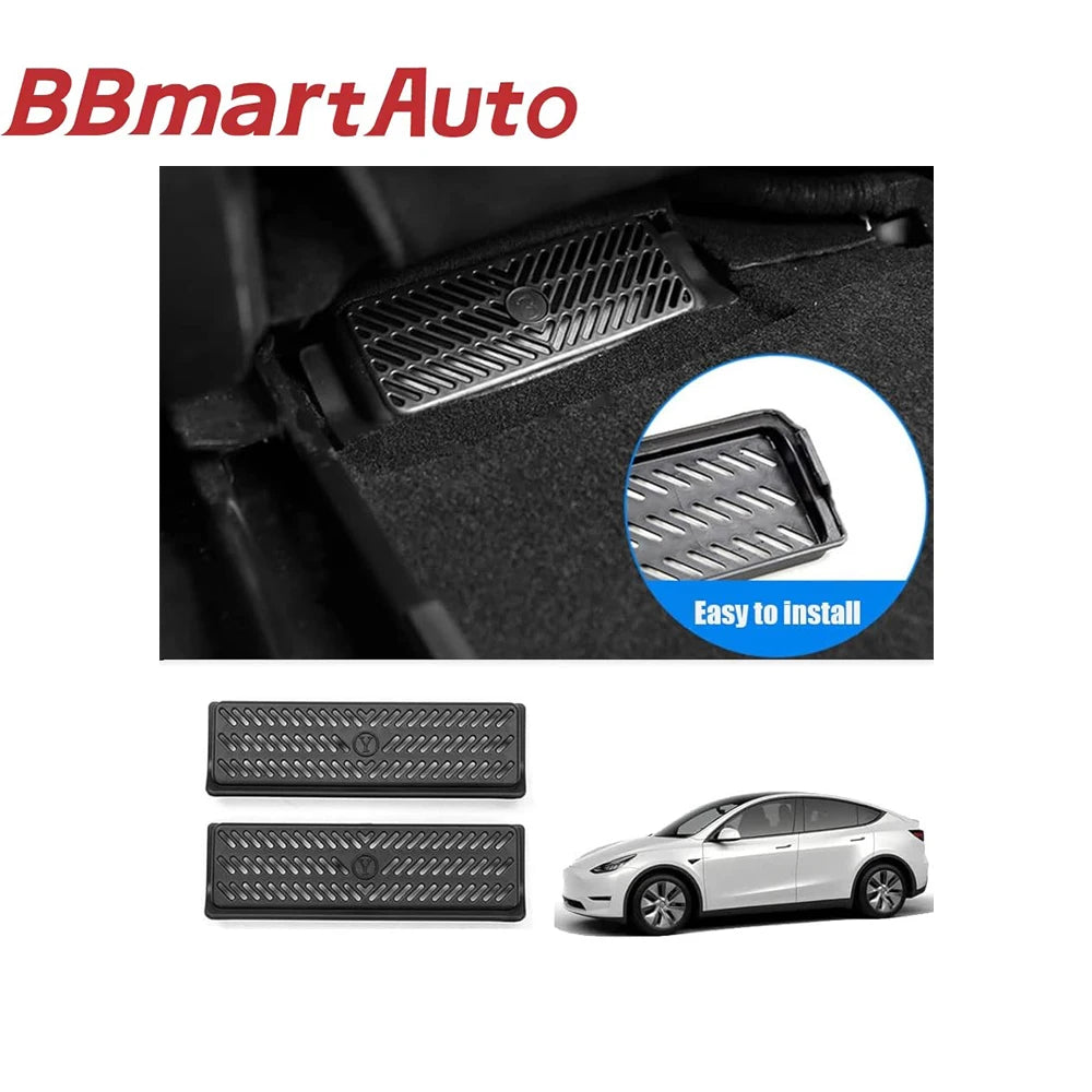 BBmart-Couvercle de protection de sortie de climatisation arrière, pièces automobiles pour les placements, protecteur sous le siège, accessoires de voiture, modèle Y, modèle 3, nouveau