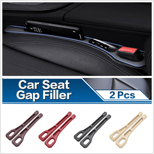 2X For Mitsubishi Airtrek Pajero Outlander ASX Car Seat Gap Filler Between Seats Crevice Box Bag Interior Decoration Accessories